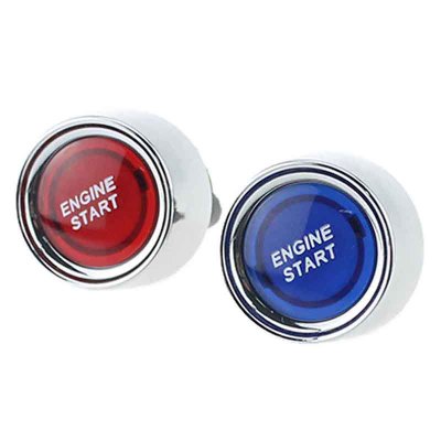 Racing Car Boat Colourful Red Momentary LED Engine Start Push Button Switch