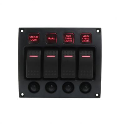 Best Price 3-Hole 12V electronic Boat Switch Panel Easily To Install Ip67